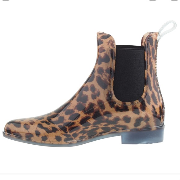 J. Crew Leopard Print Chelsea Rain Boot - Picture 3 of 5